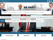 Tablet Screenshot of akpartiafyon.com